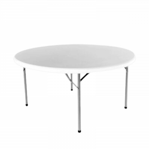 Table ronde pliante - 12 personnes
